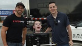 Ethan with Matt DiBenedetto and Alex Bowman