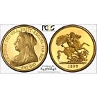 12 Great Britain 1893 Gold 5 Pounds