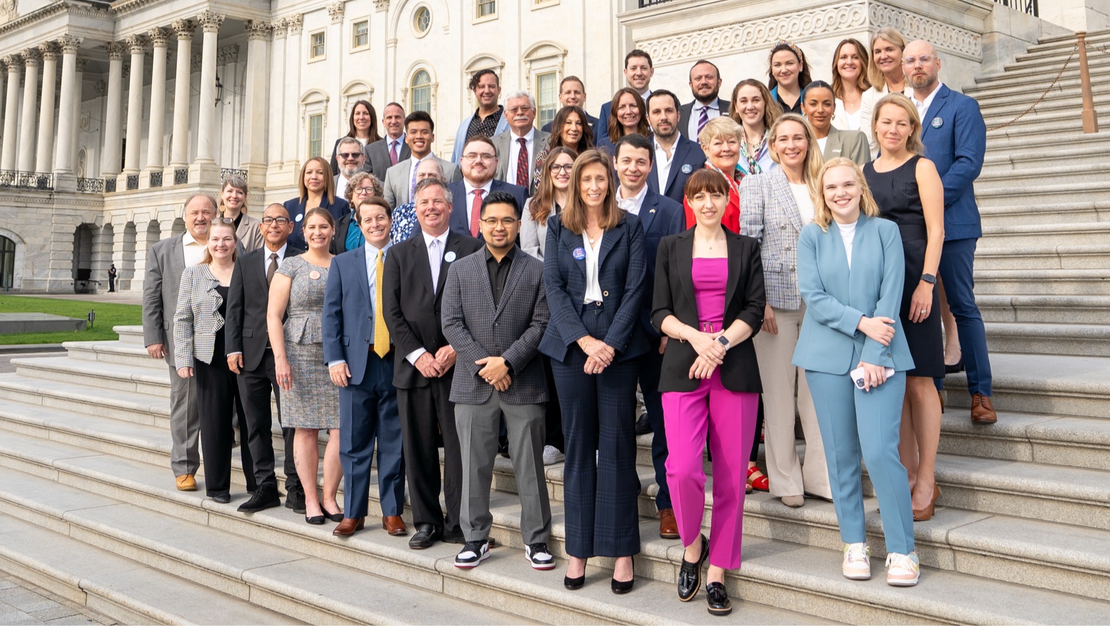 Small Business Advocacy Network (SBAN) members and eBay President and CEO Jamie Iannone on Capitol Hill in Washington, D.C.
