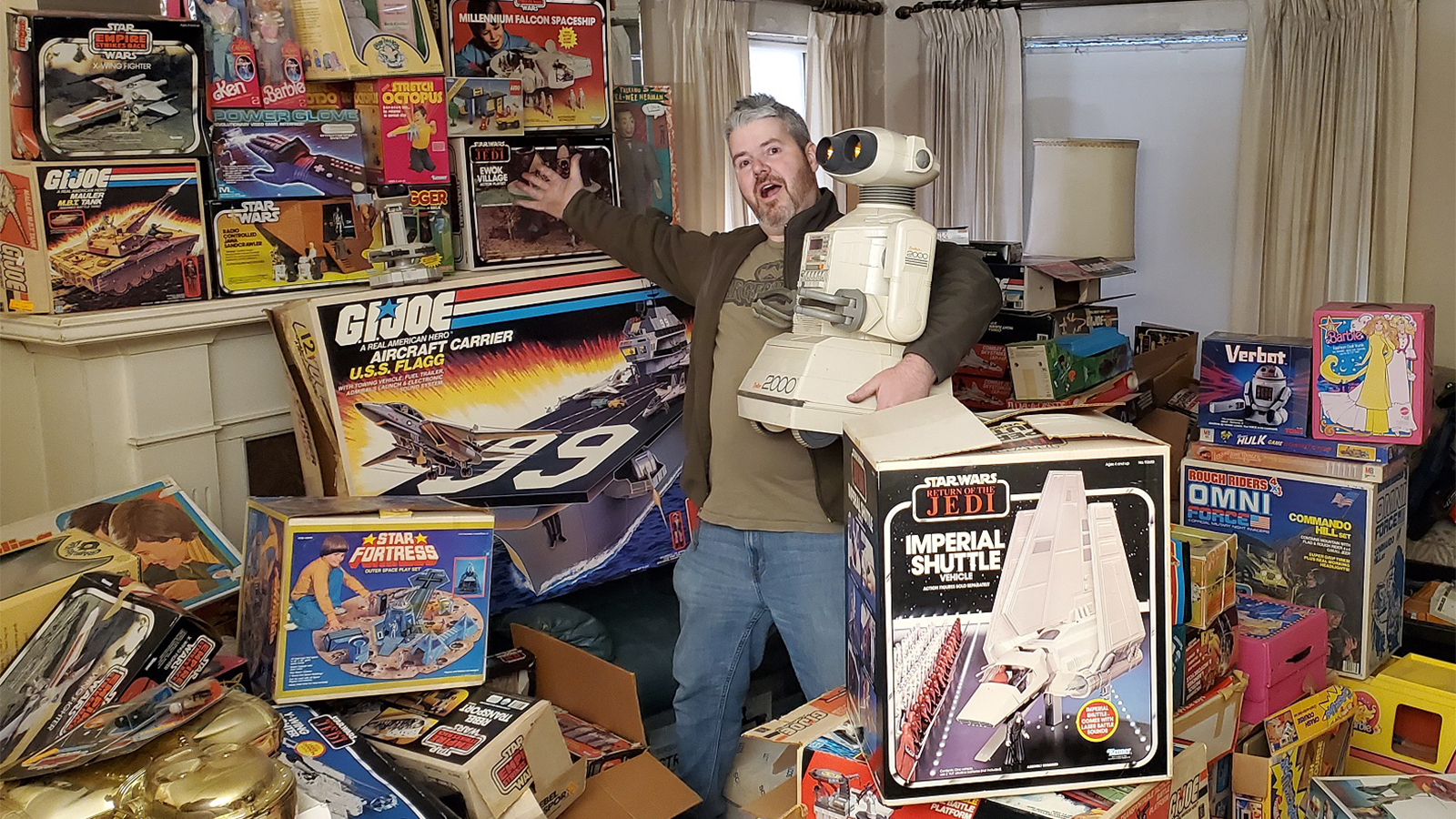 Sarge Red 80s Toy Haul