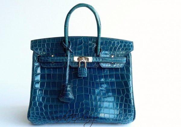Hermes Birkin Shiny Blue 36000