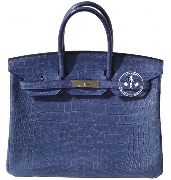Hermes Birkin Matte Blue 39500