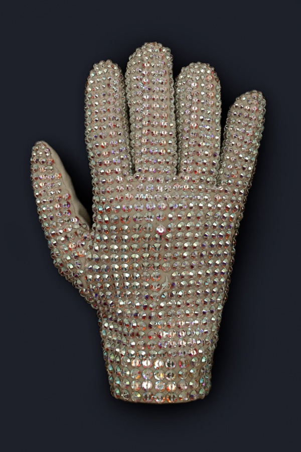 MICHAEL JACKSON OWNED WORN CRYSTAL BAD TOUR GLOVE AUTHENTIC BILLIE JEAN