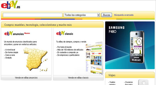eBay eCommerce Portal - Spain
