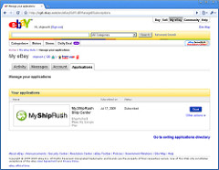 My.ShipRush on eBay 1