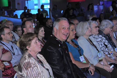 The audience settles for opening night
