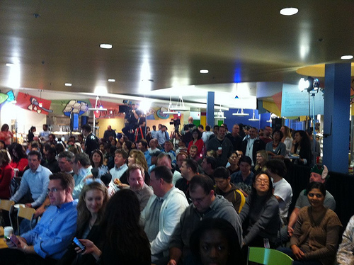 All-hands meeting about to start at eBay HQ