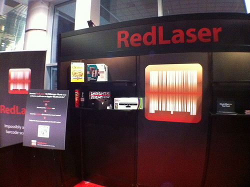 RedLaser Booth set-up for CES 2011