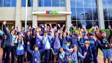 Celebrating the end of an exciting day at eBay HQ!