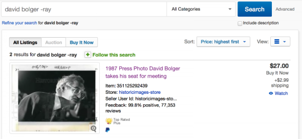 david bolger listing